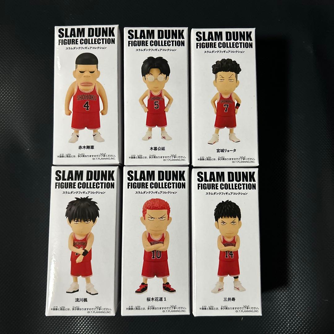 スラムダンク フィギュア　湘北 6体セット　赤木　木暮　宮城　流川　桜木　三井