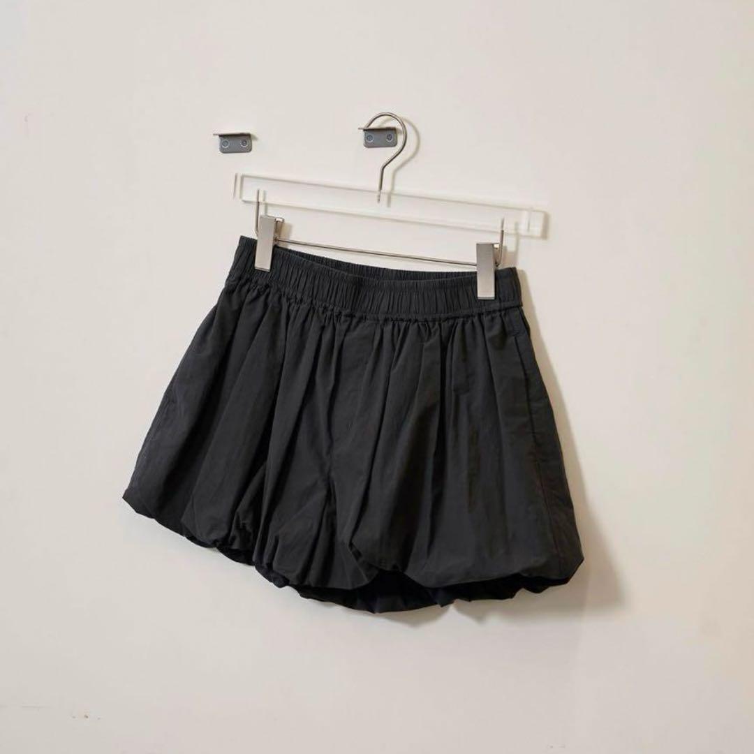 todayful Gather Balloon Shorts チャコールグレー