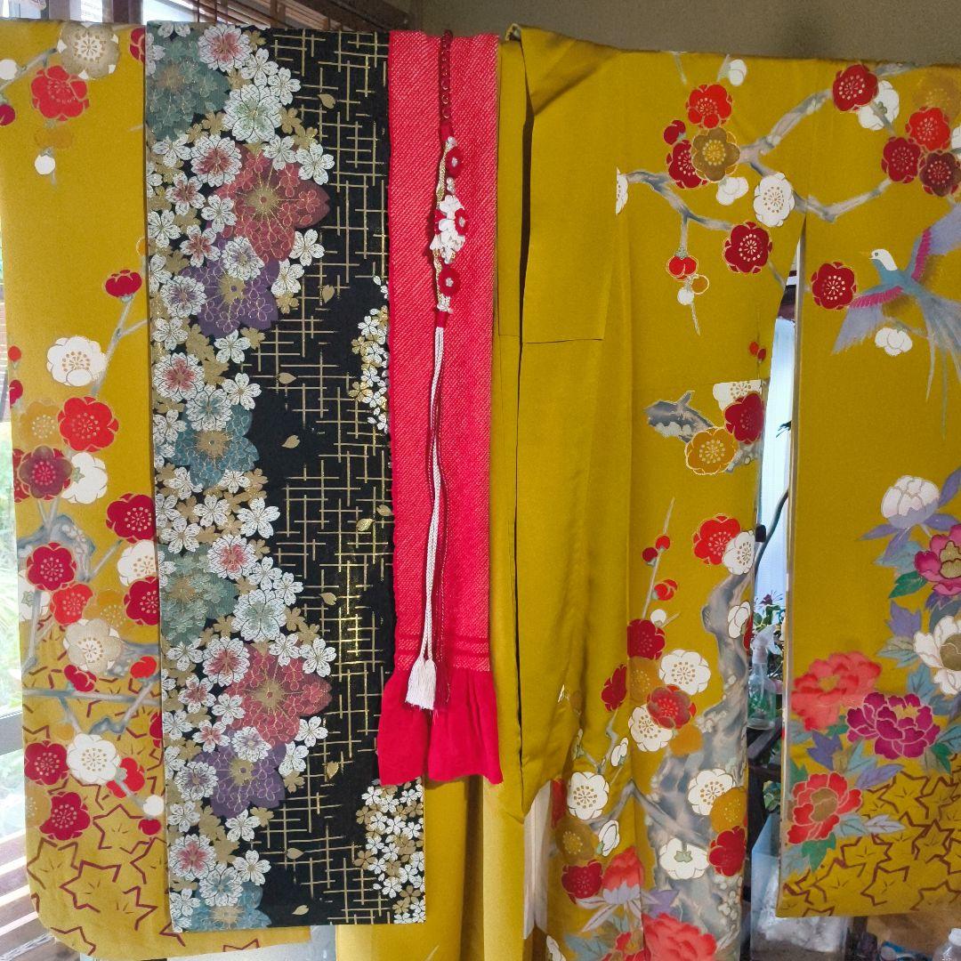 『6点セット』からし色　振袖