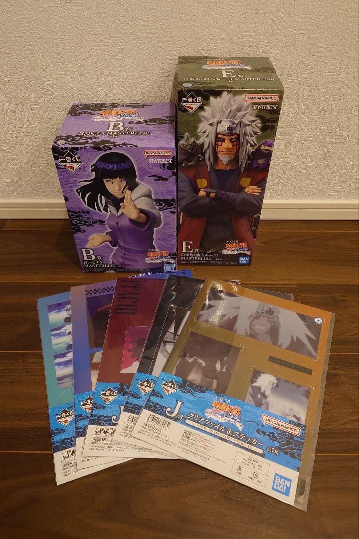 一番くじ NARUTO B賞 E賞　自来也　ヒナタ　おまけ付き