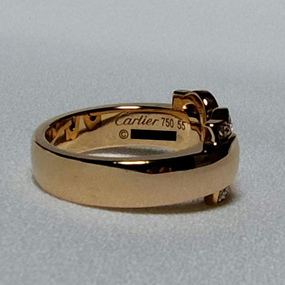 カルティエ 2Cブークルセ　K18ピンクゴールド　ダイヤモンド　箱•証明書等付