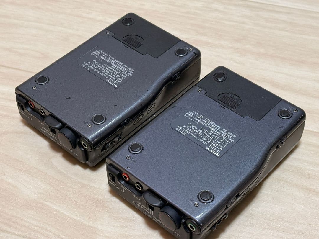 SONY DAT デジタルオーディオテーププレーヤー 2台セットTCD-D7