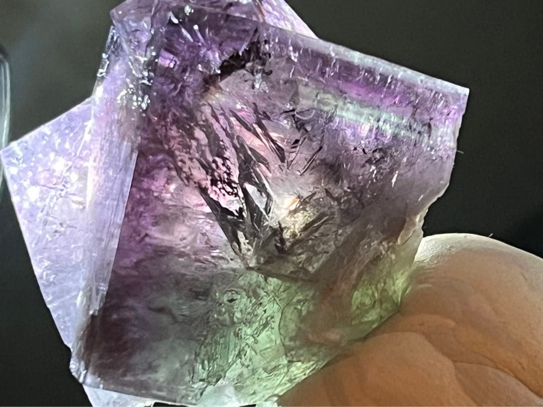 【標本no.01】フローライト Purple Rain Pocket UK