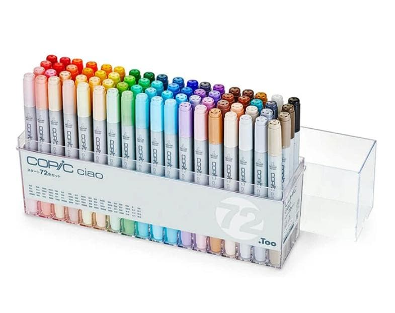 Copic Ciao マーカーセット 72色/ コピックチャオ　スタート