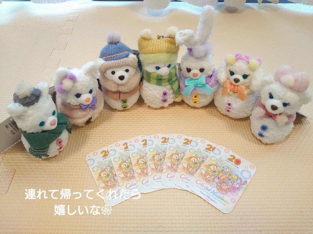 ダッフィー＆フレンズ シークレットオブスノーウィーデイ ぬいぐるみ　チャーム