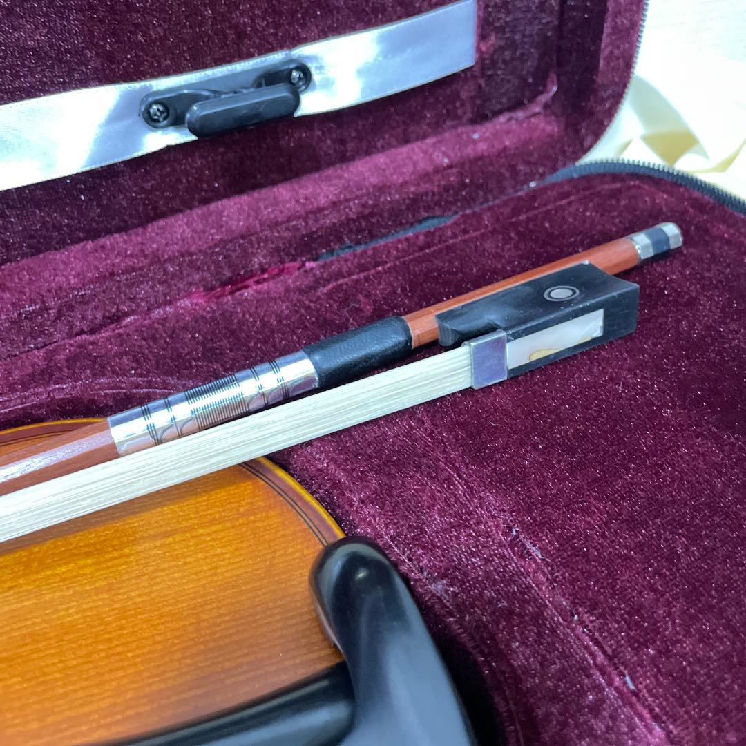 高級 バイオリン 4/4サイズ 虎目 弦楽器 ケース 弓付属