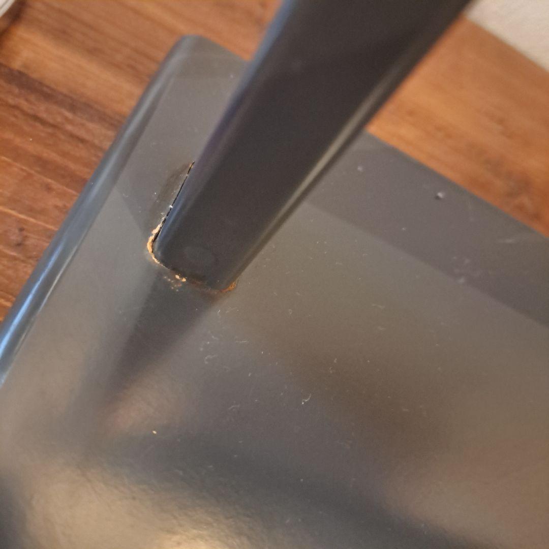 ヴィンテージ　アンティーク　 グレー ミラー　卓上　スイング　インダストリアル