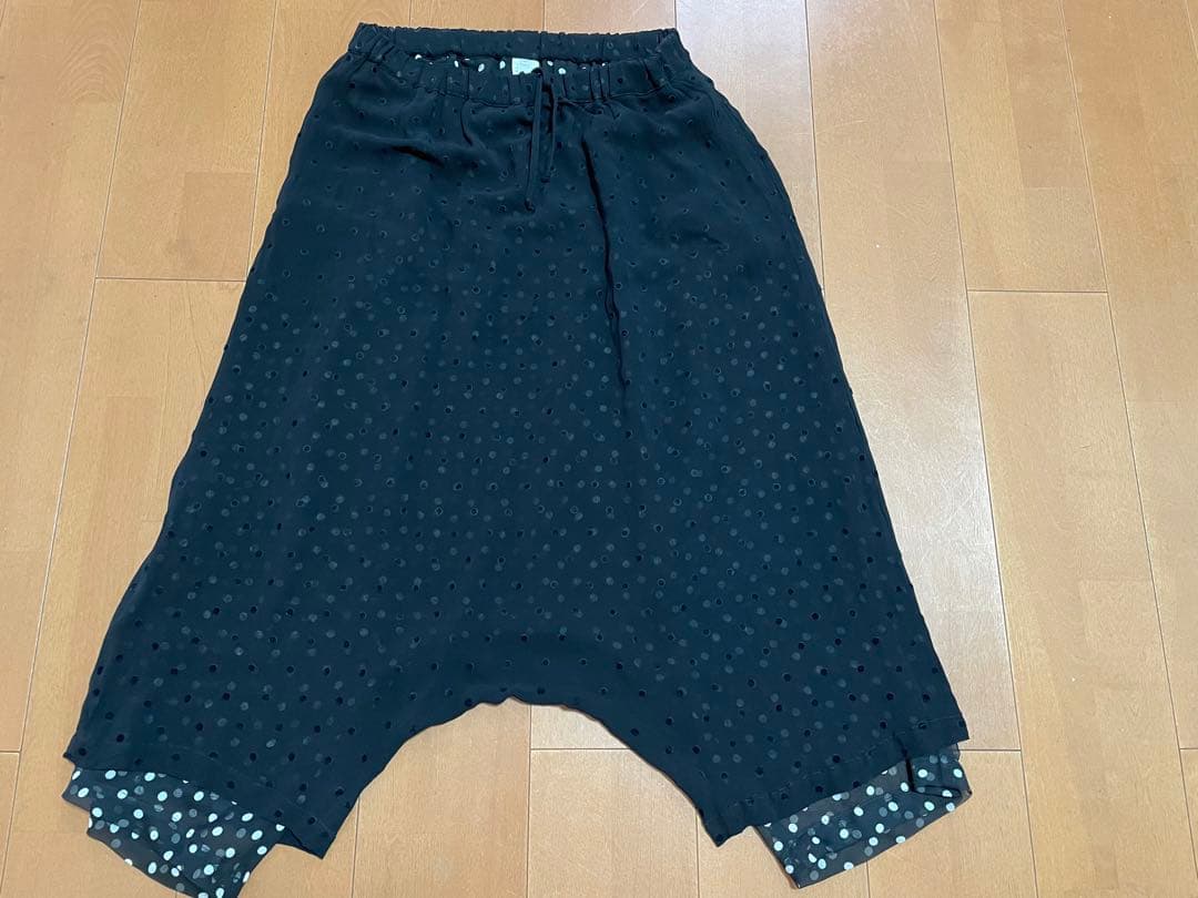 コムデギャルソン　水玉　ドット　サルエル　パンツ