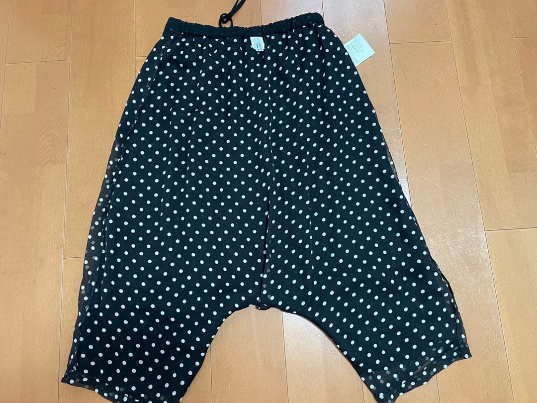 コムデギャルソン　水玉　ドット　サルエル　パンツ