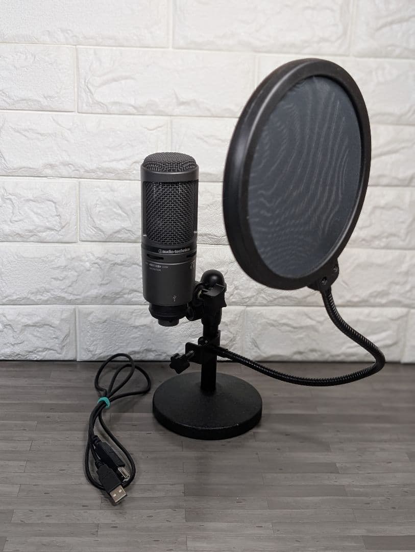 コンデンサーマイク audio-technica AT2020USB+