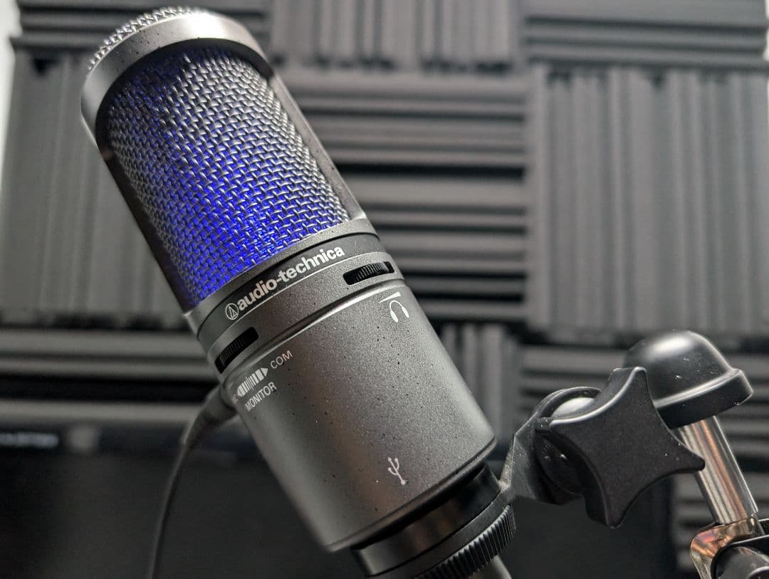 コンデンサーマイク audio-technica AT2020USB+