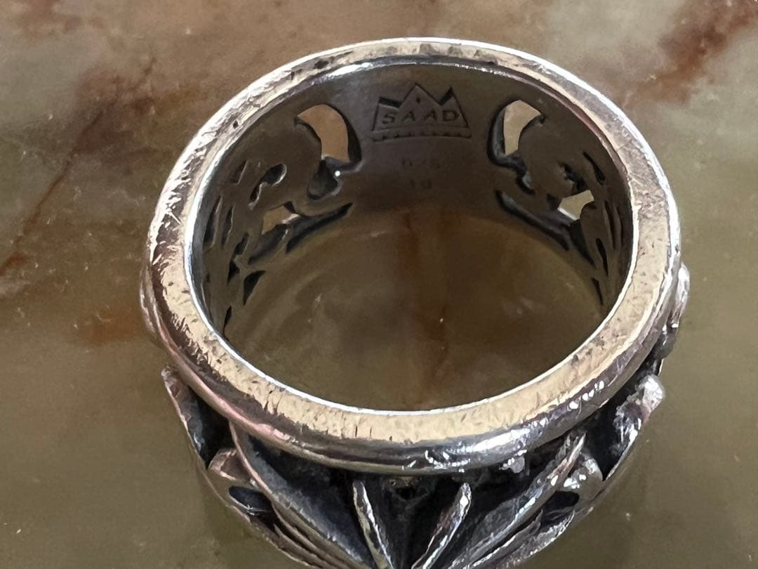 SAAD silver925 フローラルサンアラベスク　リング