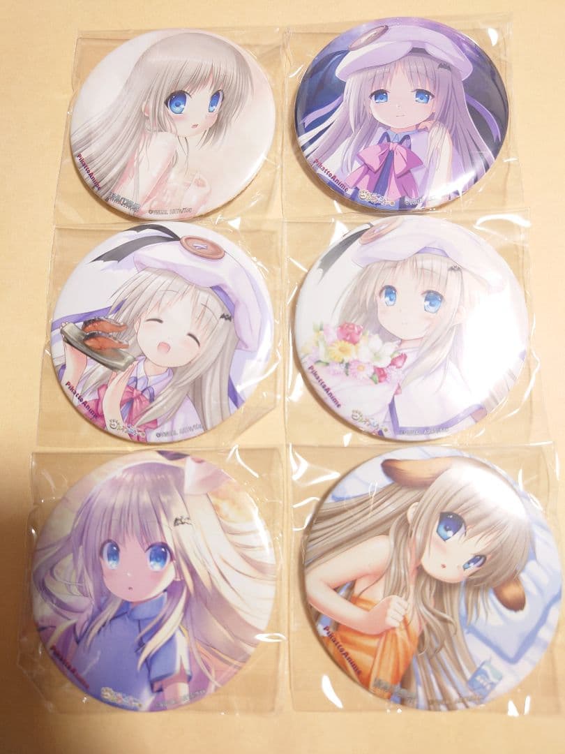 リトルバスターズ! 能美クドリャフカ クドわふたー 缶バッジ　6個セット