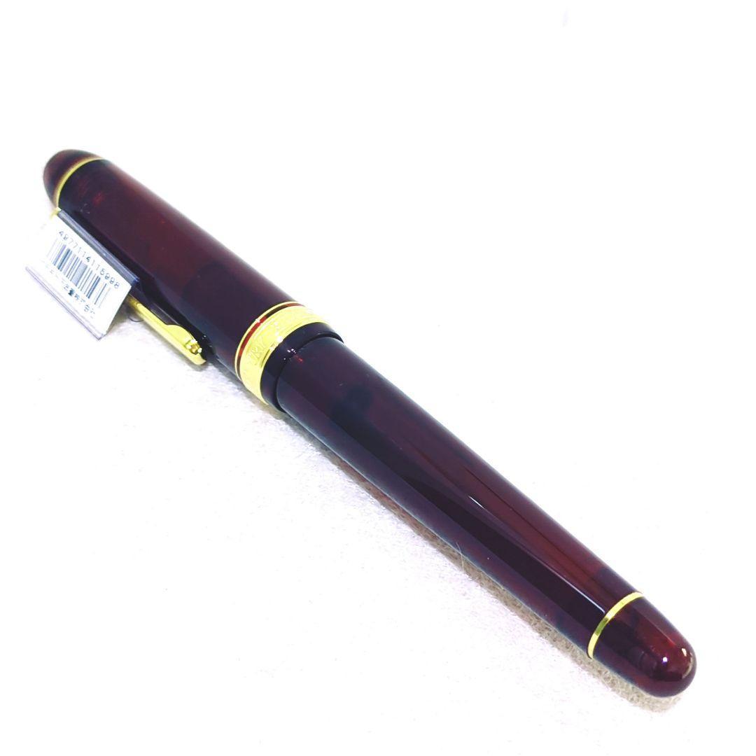 ラスト1点！プラチナ万年筆 #3776 センチュリー F 585 14K 赤 F