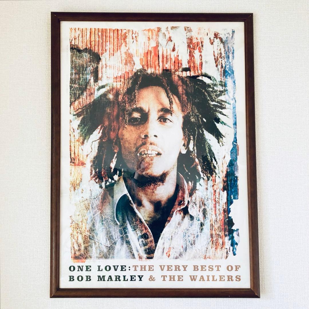 ボブマーリー　非売品ポスター　額縁付　レゲエ