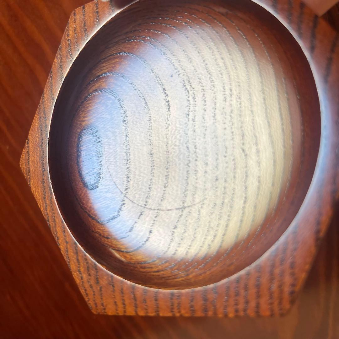 欅拭漆合子　香合　小物入