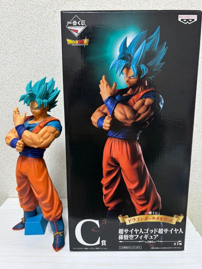 一番くじ ドラゴンボール メモリーズ C賞 超サイヤ人ゴッド超サイヤ人 孫悟空