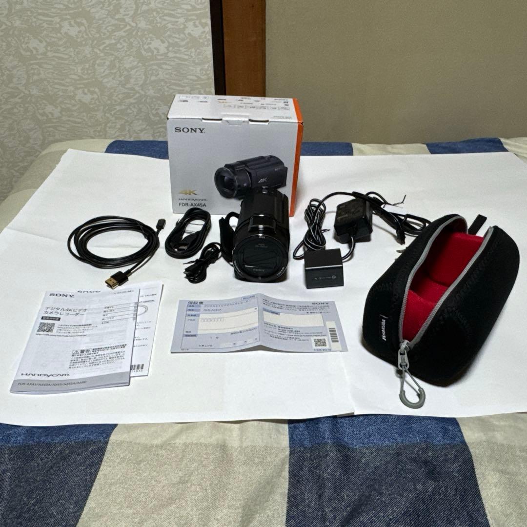 4K ビデオカメラ SONY AX-45A
