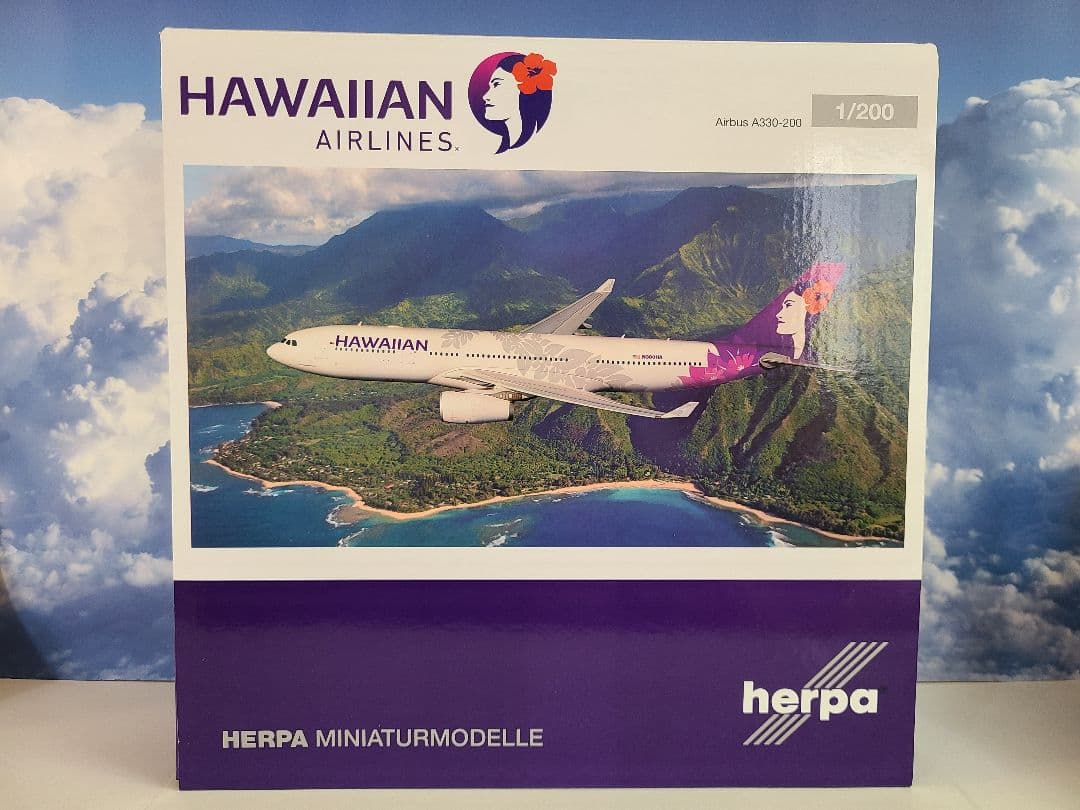 herpa 1/200 A330-200 ハワイアン航空 N389HA