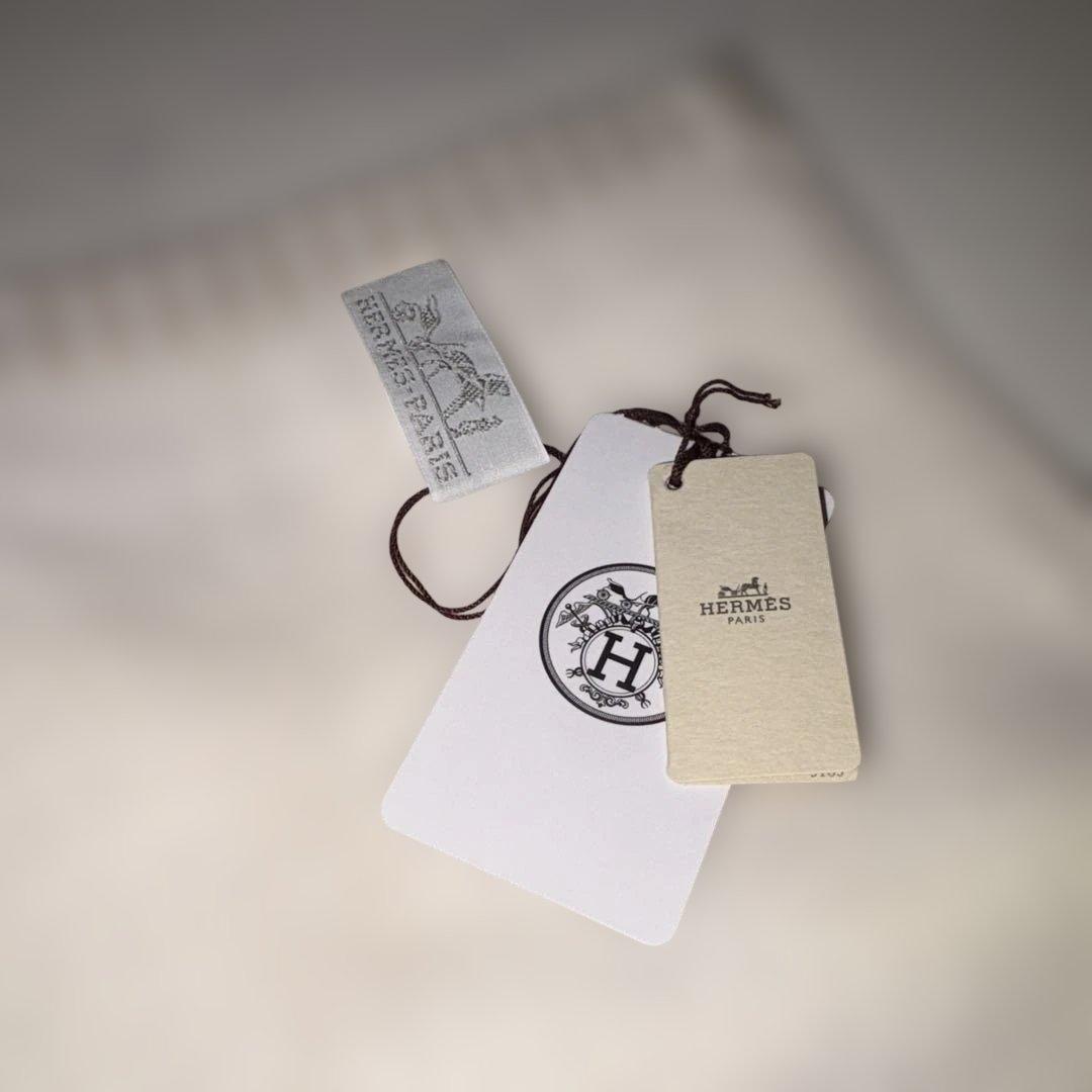 HERMES カレ・タオル 《ヴィス・ヴェルサ》 ナークル/タン