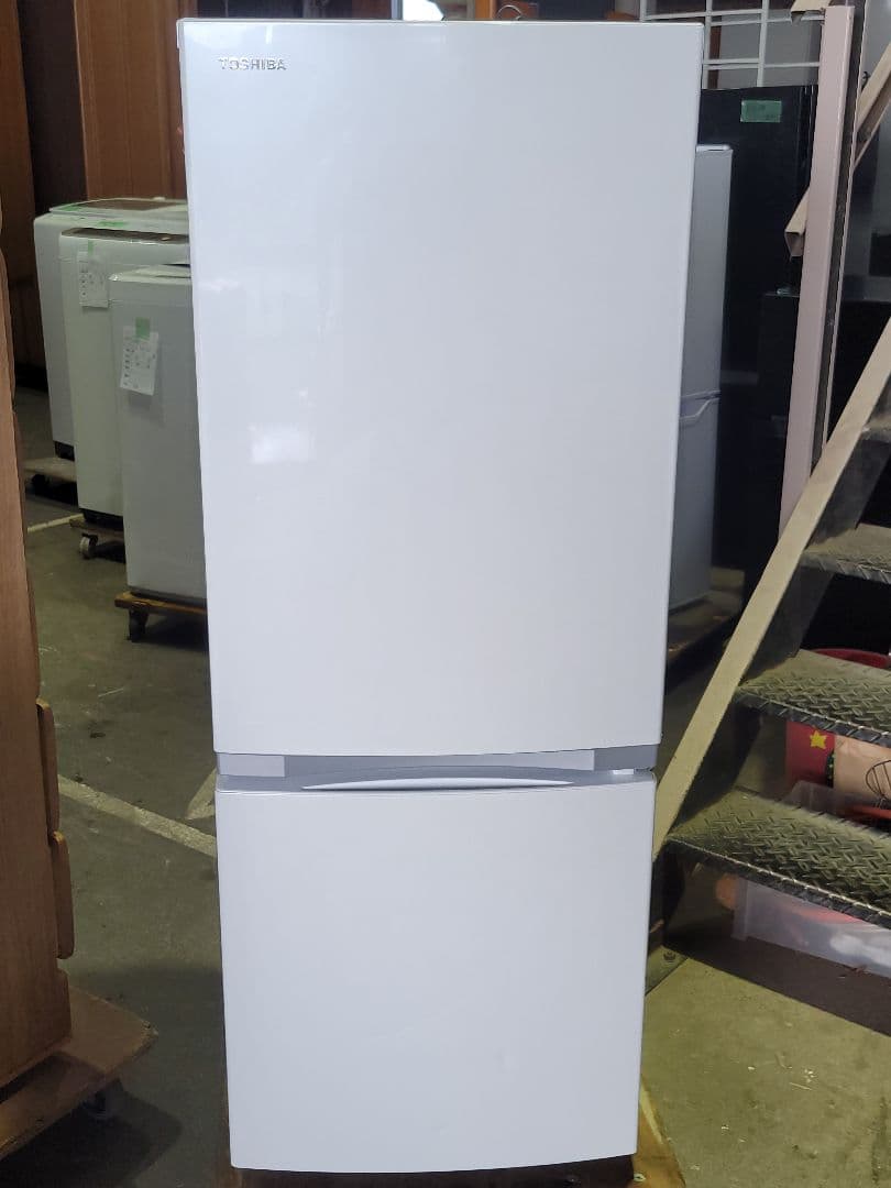東芝 ノンフロン冷凍冷蔵庫 GR-P15BS(W) 2019年製（★）
