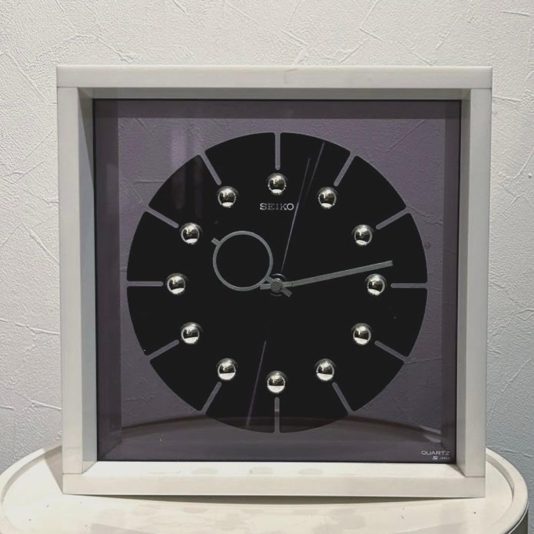セイコー　掛け時計　置き時計　ポストモダン　スペースエイジ