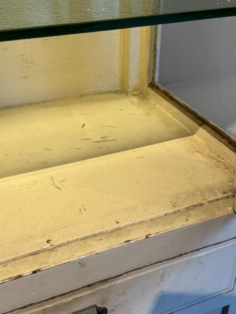 ケビント ドクターキャビネット ガラスショーケース アンティーク 医療棚 レトロ