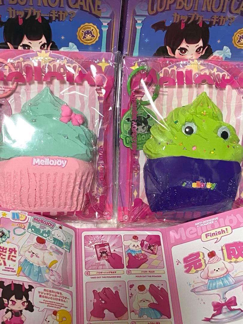 メロジョイ　Mellojoy スクイーズ　カップケーキ