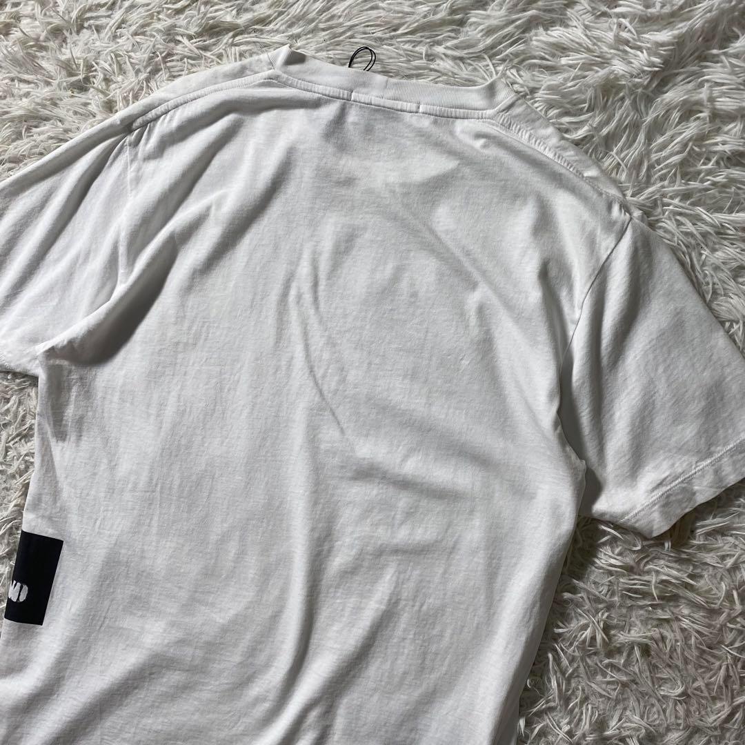 【新品未使用】ストーンアイランド　Tシャツ　プリント　ボックスロゴ　タグ付き　L