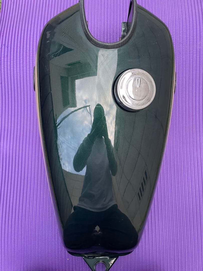 sr400 深緑　純正タンク