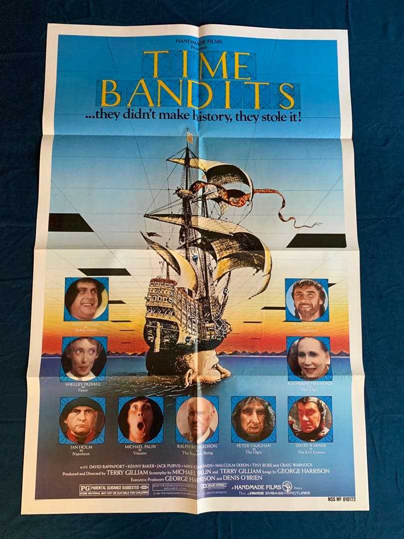 バンデットQ TIME BANDITS USオリジナル映画ポスター