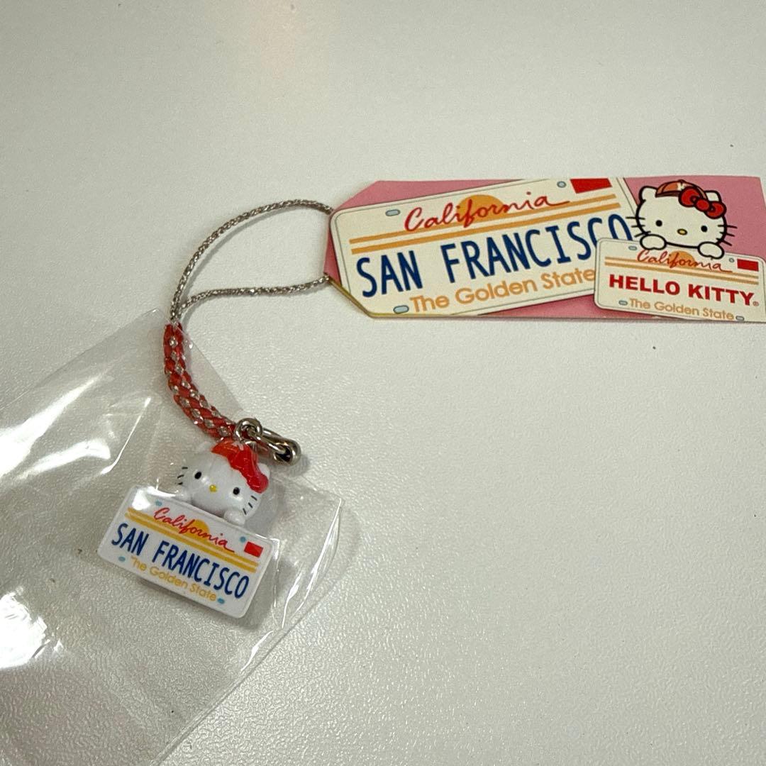 ご当地キティ根付　サンフランシスコ　ナンバープレート