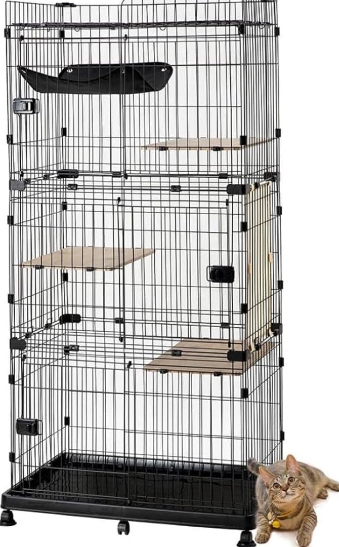 アイリスオーヤマ(IRIS OHYAMA) ルーフキャットケージ キャスター・