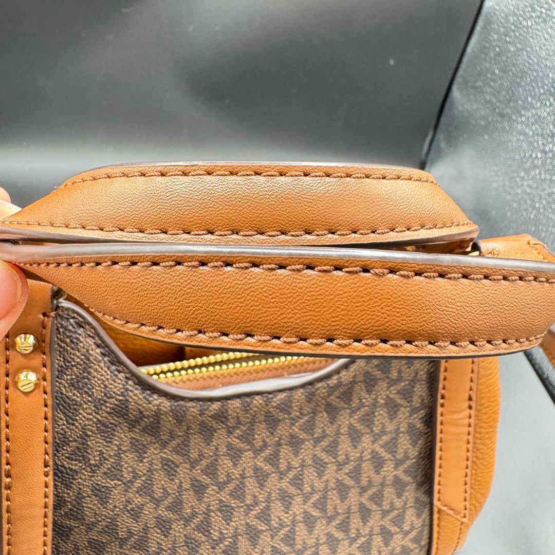 未使用級✨マイケルコース ショルダーバッグ 2way MK柄 レザー