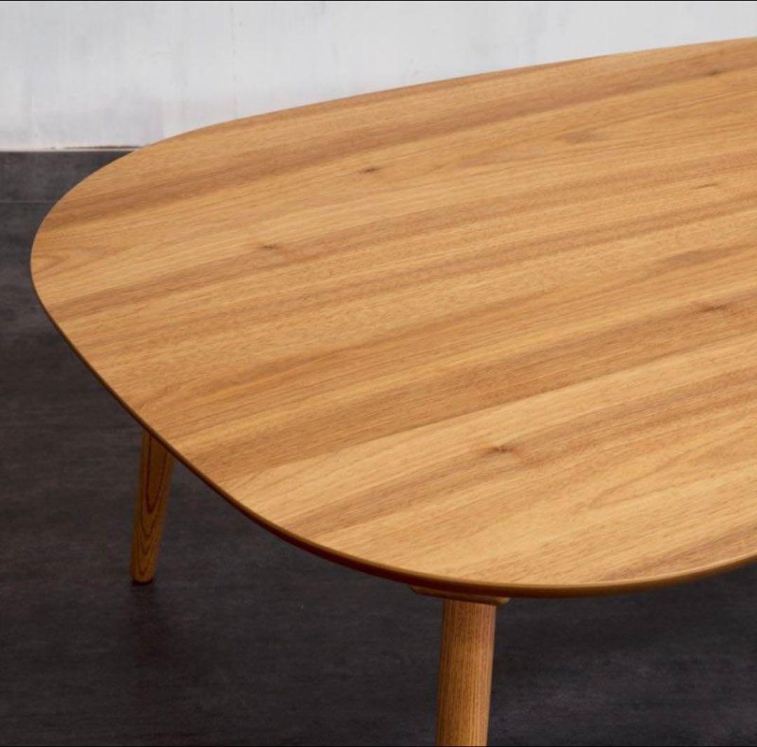 日本製 ラモスこたつ テーブル 日美 クルミ 天然木 ローテーブル 座卓