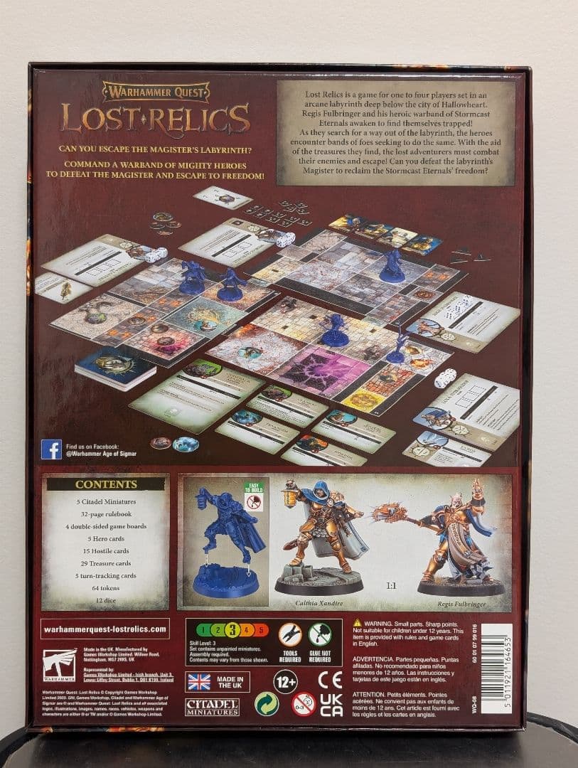 Warhammer Quest: Lost Relics ボードゲーム