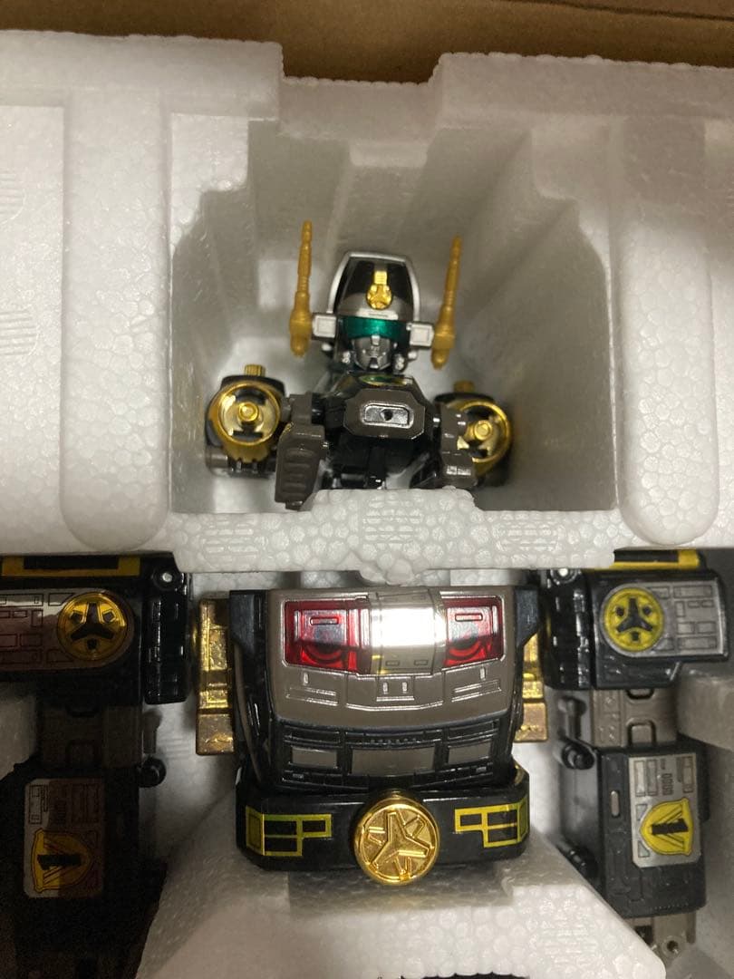 救急戦隊ゴーゴーファイブ ブラックDXマックスビクトリーロボ※合体後マスクなし