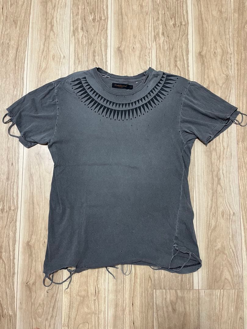 あ*ら様 UNDERCOVER アンダーカバーイズム SCAB GIZ柄ダメージ