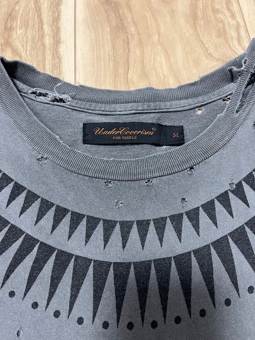 あ*ら様 UNDERCOVER アンダーカバーイズム SCAB GIZ柄ダメージ