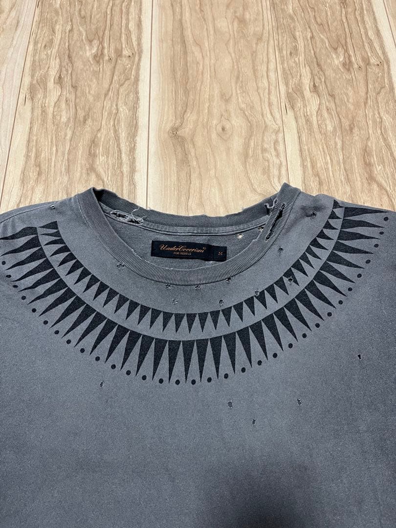 あ*ら様 UNDERCOVER アンダーカバーイズム SCAB GIZ柄ダメージ