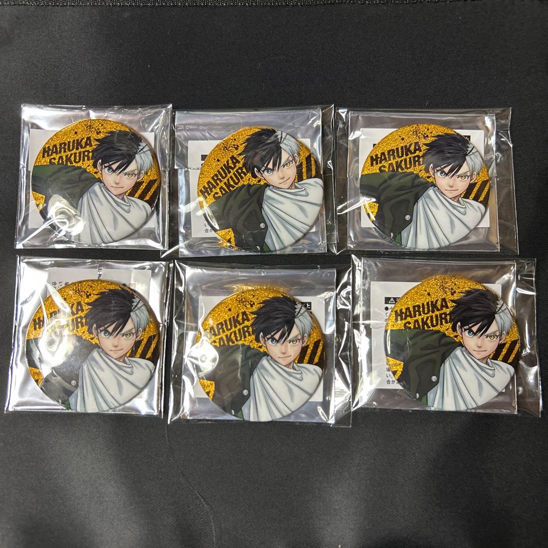 ウィンブレ展　ランダムグリッター缶バッジ　桜遥