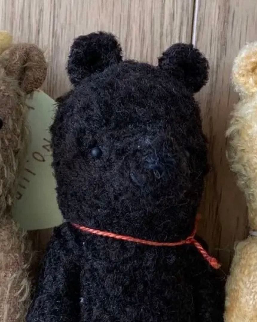 クロクマ　Lucky Peanuts 様　テディベア　国内作家