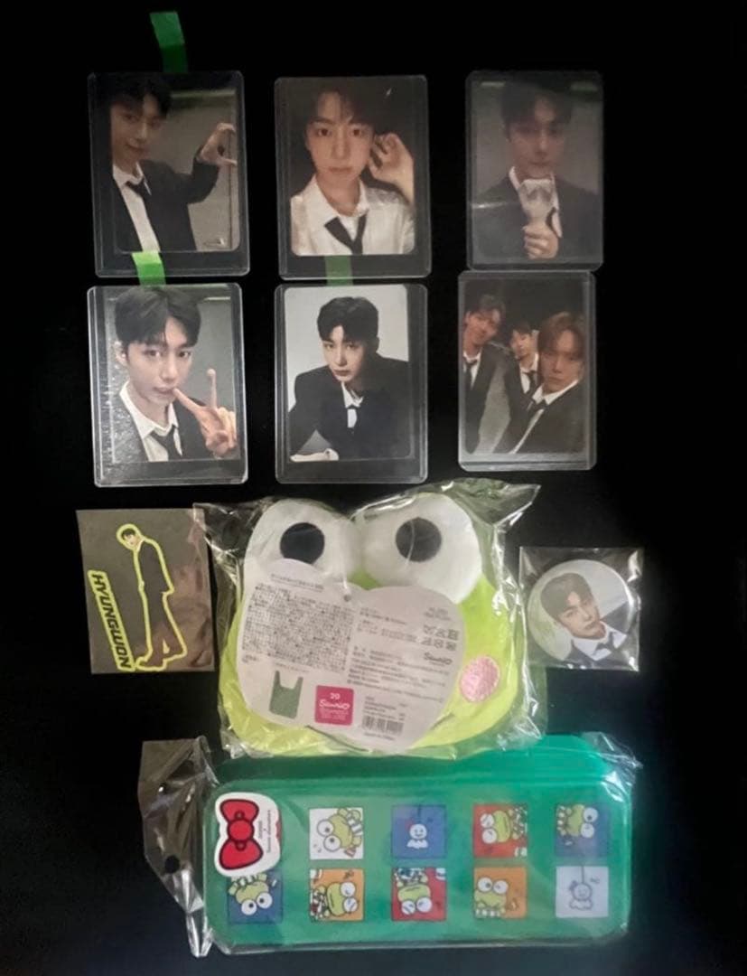 MONSTA X ヒョンウォン ソウル限定ポカ 横浜缶バッジ ケロッピ