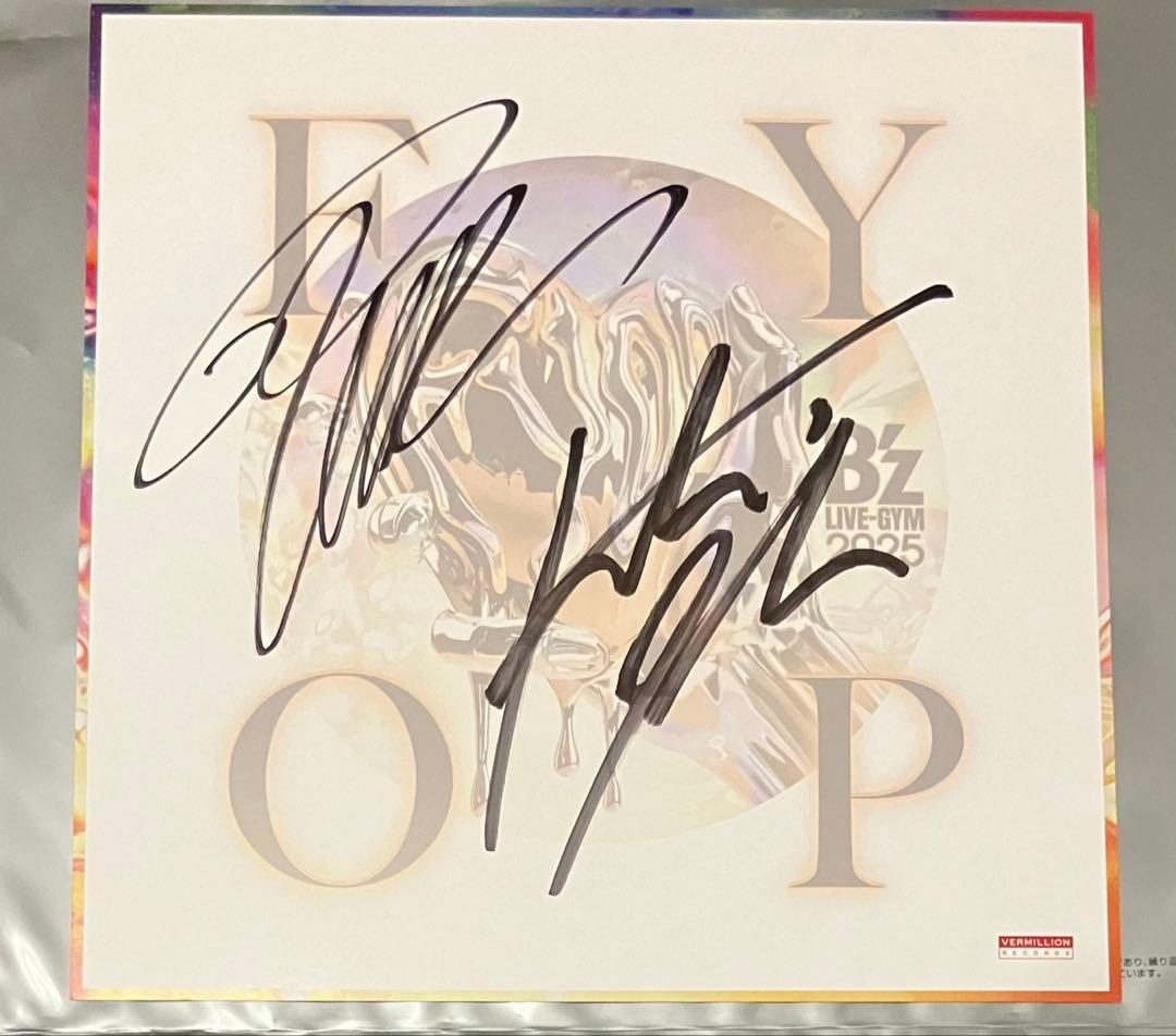 ご*ま様 B'z サイン色紙　2025 FYOP
