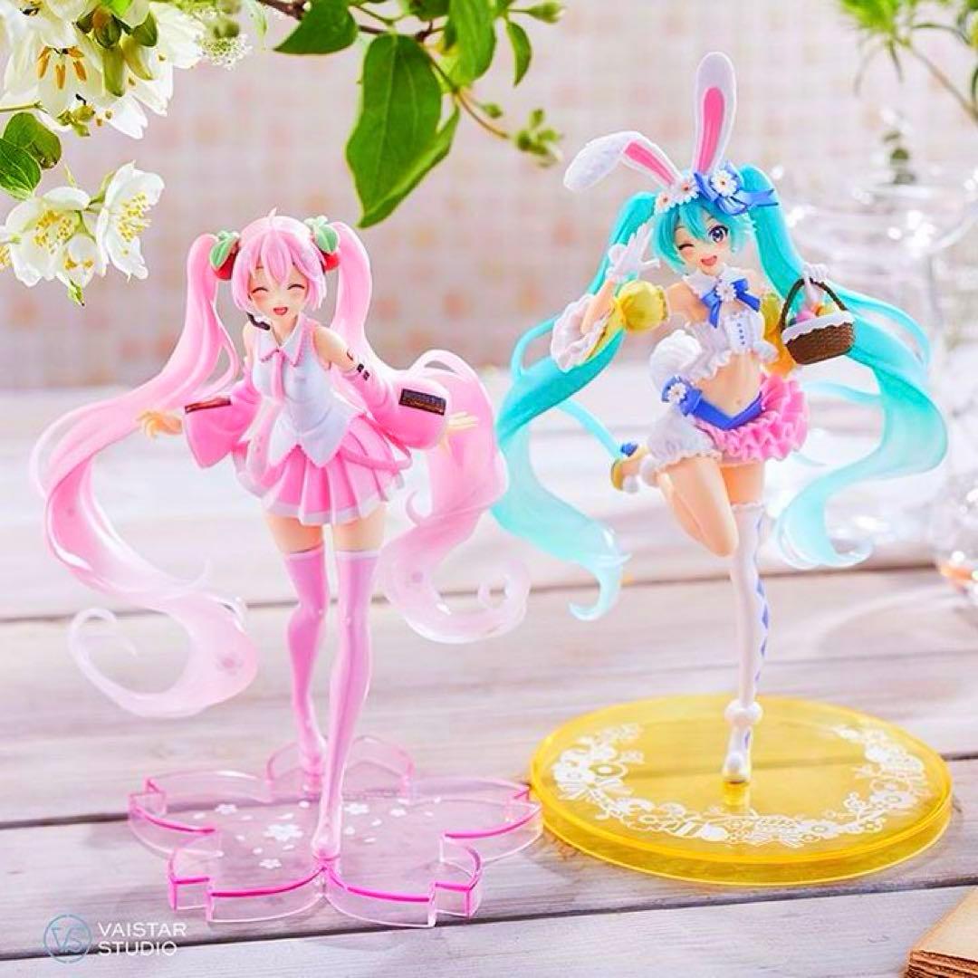 初音ミク 初音ミク＆桜ミク 描き下ろしマルチクロス