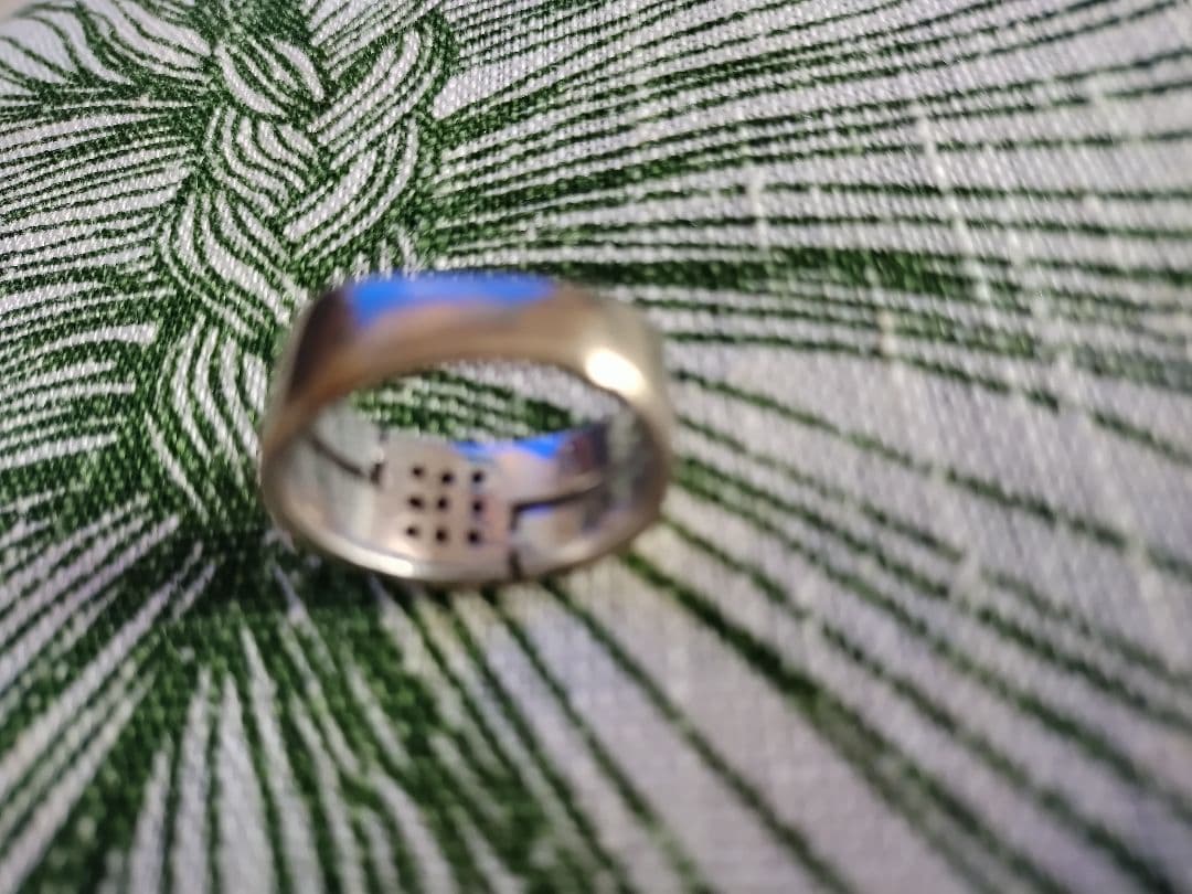 ホワイトゴールドメレ ダイヤモンド K18WG指輪11.7g