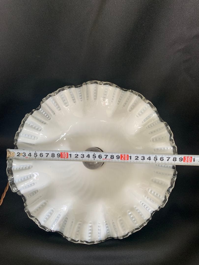 フランス製　MOUTH-BLOWN GLASS VIANNE ガラスシェード照明