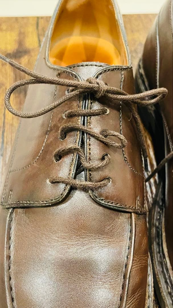 Berwick Uチップ ダークブラウン UK7.5 / 26.5cm