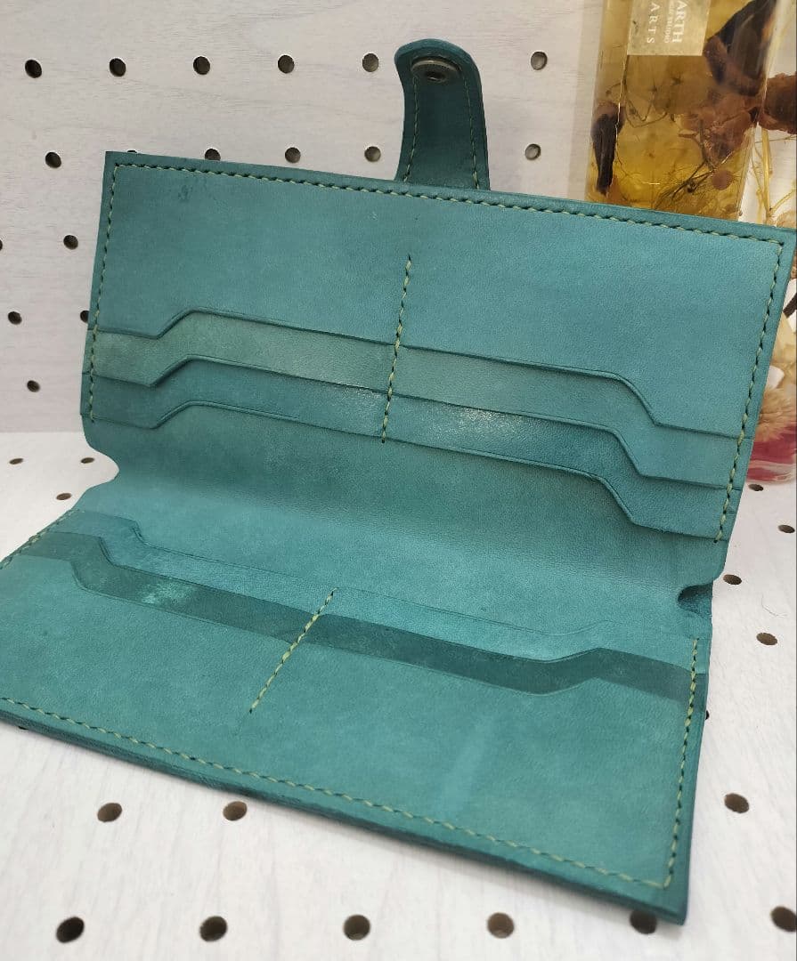 【ソ-ラ】キャッチャー 本革 長財布 ハンドメイド