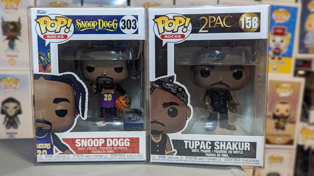 b*y様 Funko Snoop Dog #303 & 2 Pac Shakur